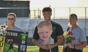 Soccer players honored on Senior Night