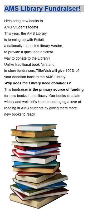 AMS Library Fundraiser