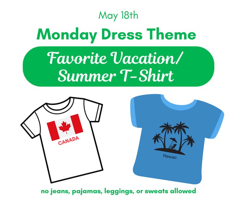 Monday Dress Theme - 5-18-26