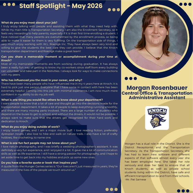 may staff spotlight