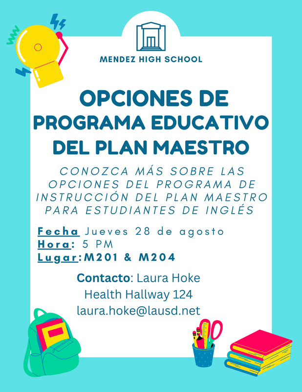 MP Instructional options flyer SPAN