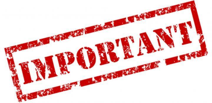 Image of the word IMPORTANT