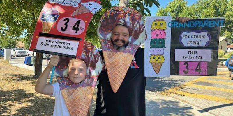 Grandparents' Ice Cream Social Invite