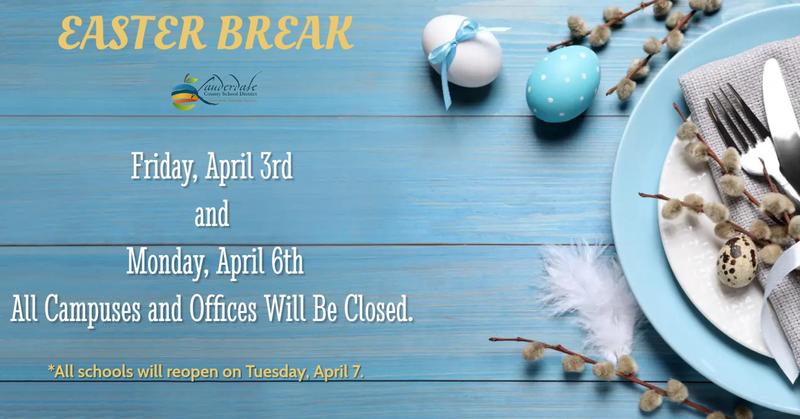 Easter Break Details