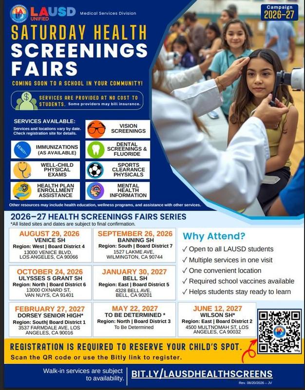 2026-27 health fair