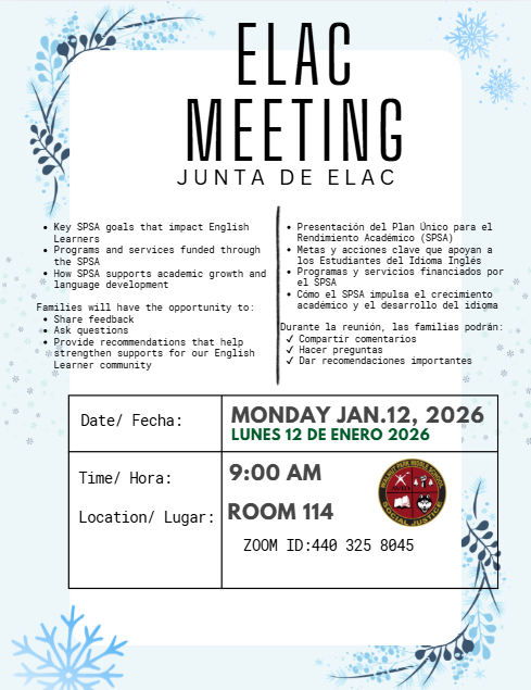 ELAC meeting