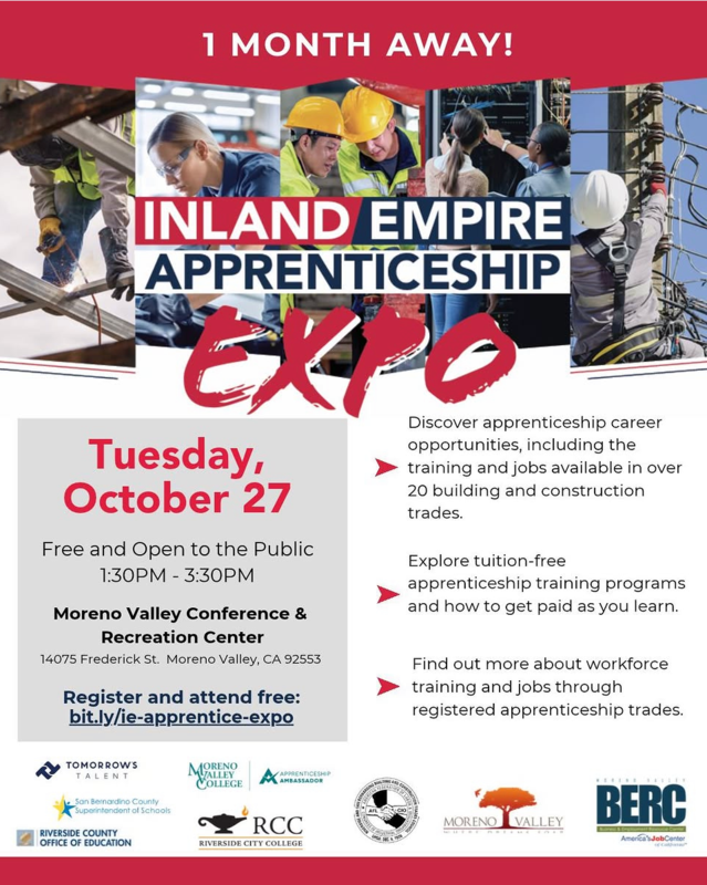 Inland Empire Apprenticeship Expo 10/27