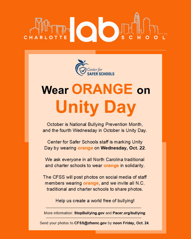 Unity Day - Wear Orange on October 22