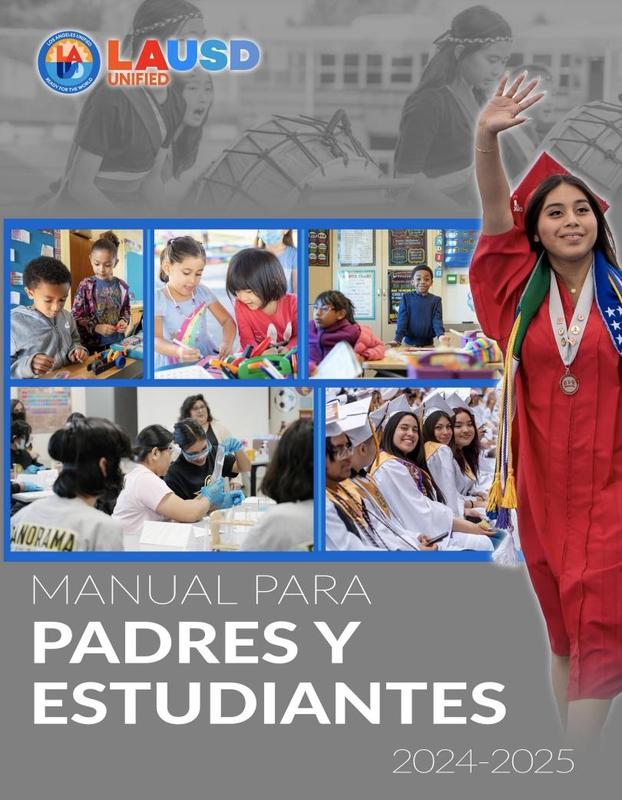 Handbook cover in Spanish 2024-25