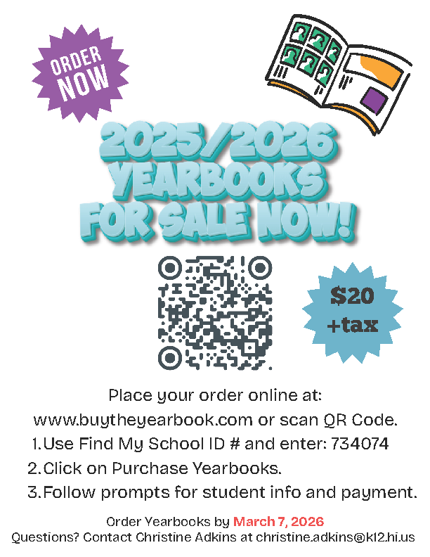 25-26 Yearbook Sales Flyer