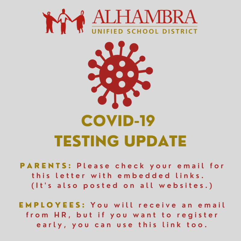 COVID-19 Testing Registration Featured Photo