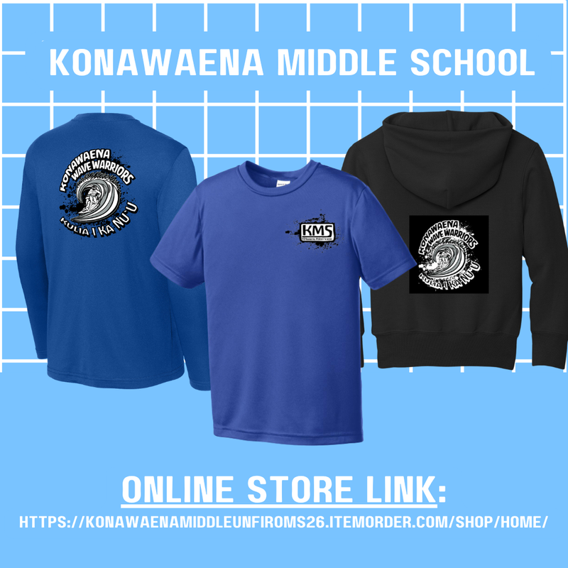 School Uniforms Online store order flier with links to the online store