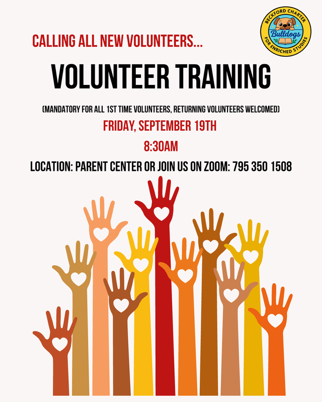 an image of the Volunteer Training flyer