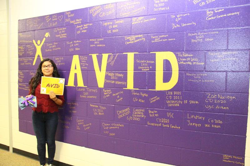 Anahi Villaseca-Torres, a ninth grade student at B-L High School, was recently selected as the winner of the school’s AVID poster contest.