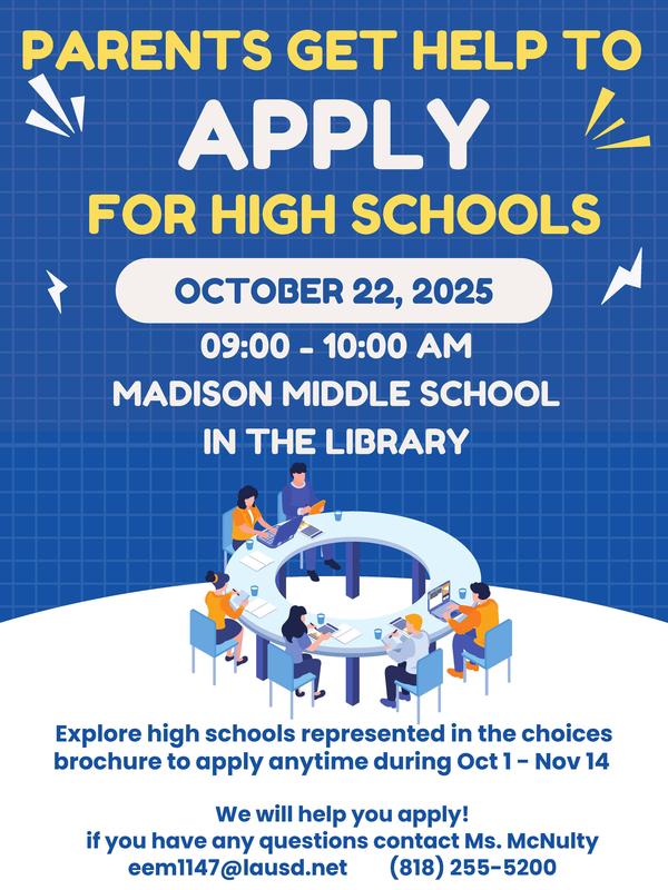 Madison High School Parent Support Meeting