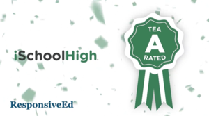 Ribbon with an A