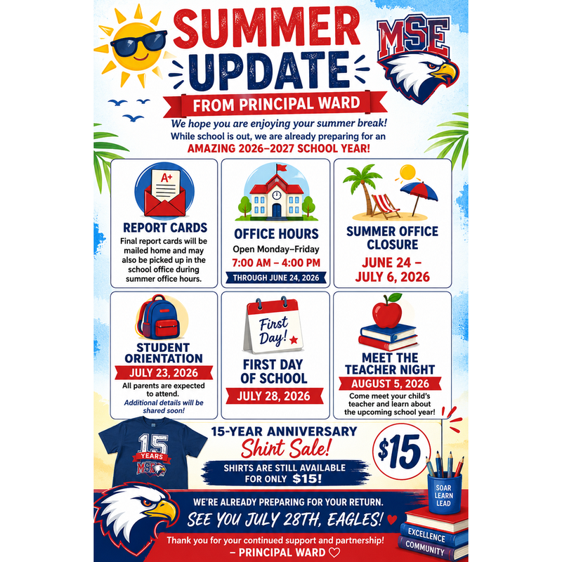 Summer Learning dates