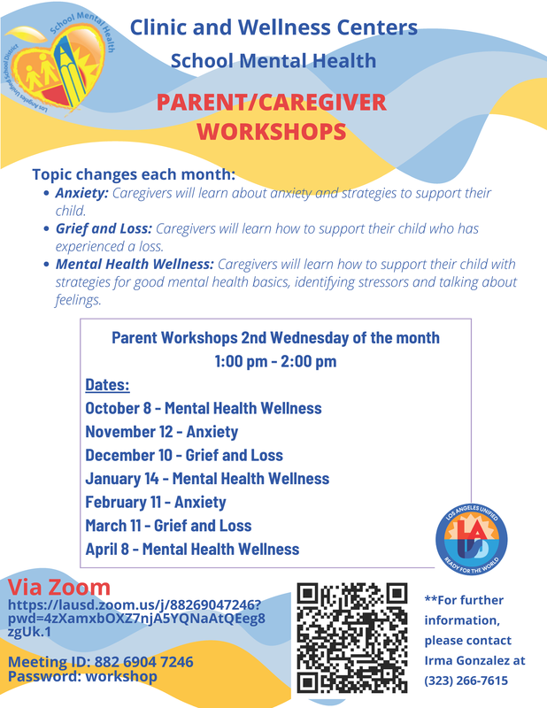 Parent/Caregiver Workshops Featured Photo