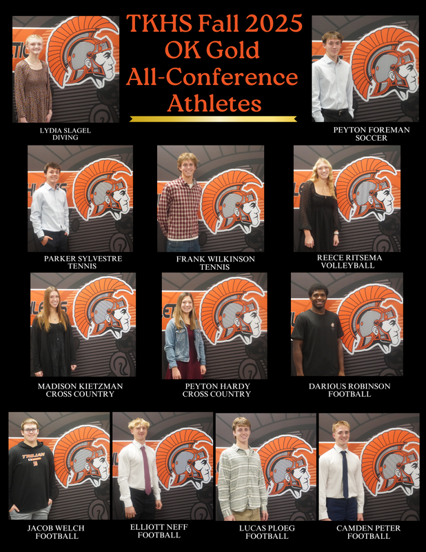 TKHS Fall 2025 All Conference Athletes