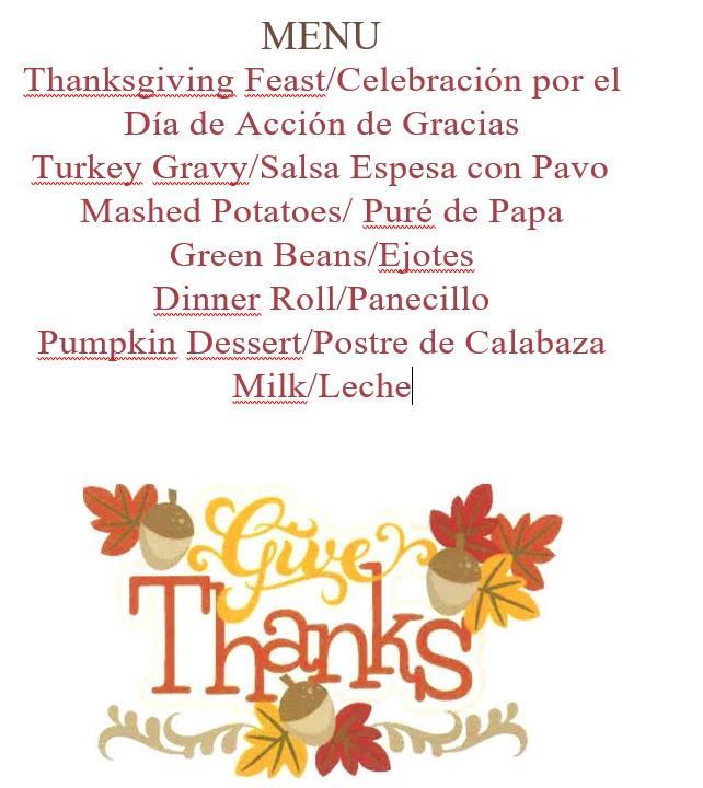 Lunch Menu