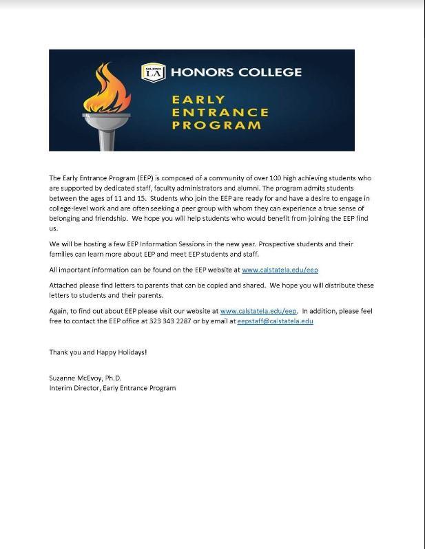 CAL State LA EEP