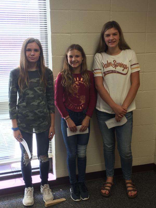 Middle School Students of the Week Featured Photo