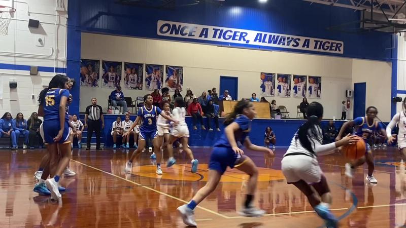 Southeast High School Girls Basketball Action