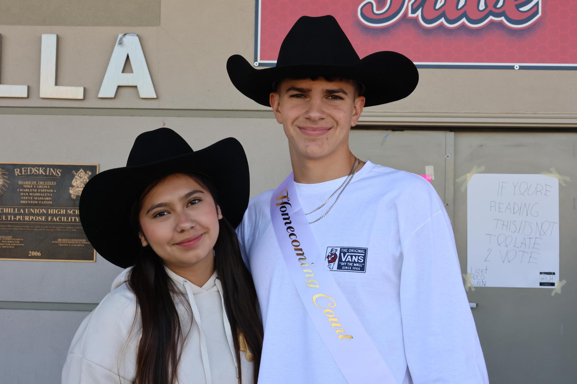students dressed in western wear