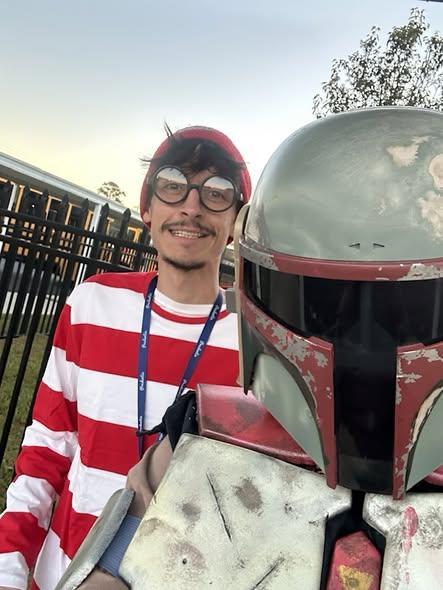 It didn’t take long for the children to figure out who dropped in from Star Wars!! #drevers  By the way, we found Waldo!!