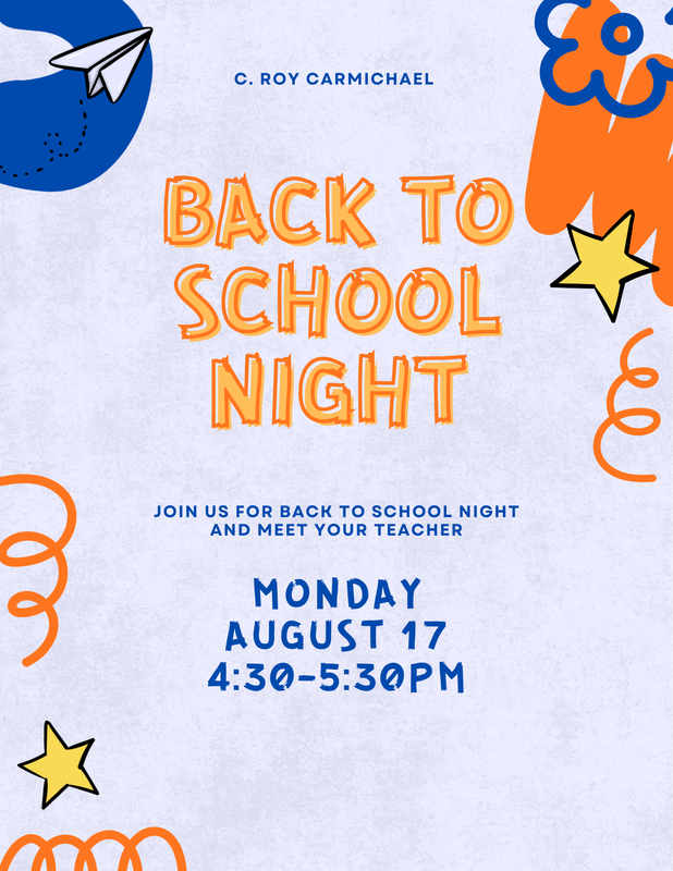back to school night