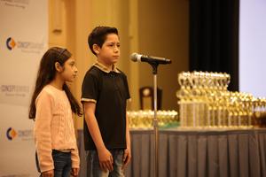 Students singing at STEMCON