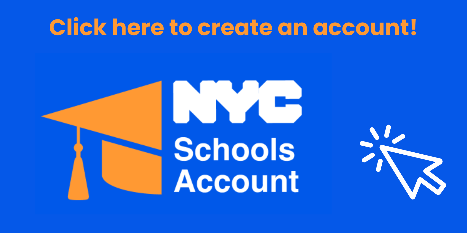 blue and orange logo for NYSCA account