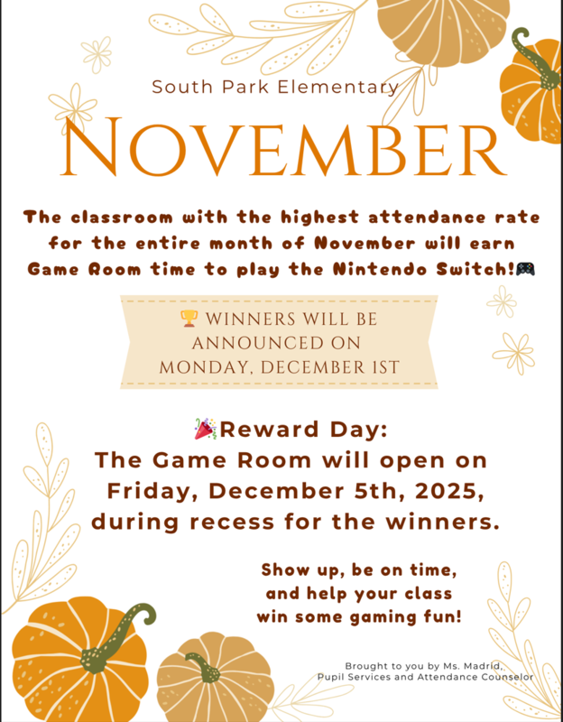 November Attendance Challenge