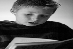 child reading