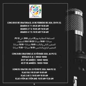 Oratorical Contest Flyer - Multi Languages
