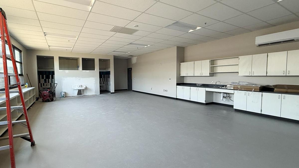 Harvey Clarke addition pre-K classroom