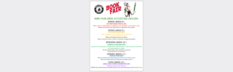 Online Book Fair March 5-18 Thumbnail Image