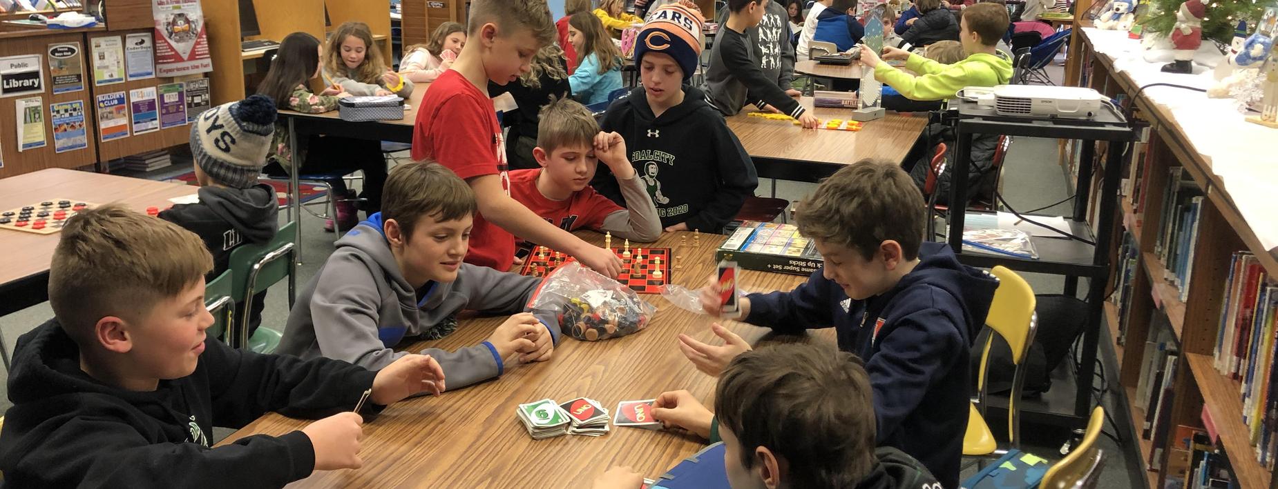 Playing at the Intermediate School