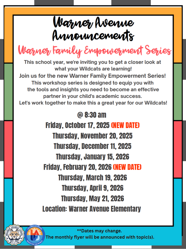 Warner Family Empowerment Series