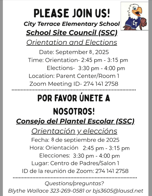SSC Orientation & Election Flyer