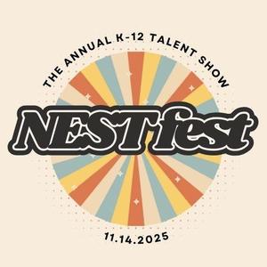 Graphic of NESTFest K-12 Talent Show logo.