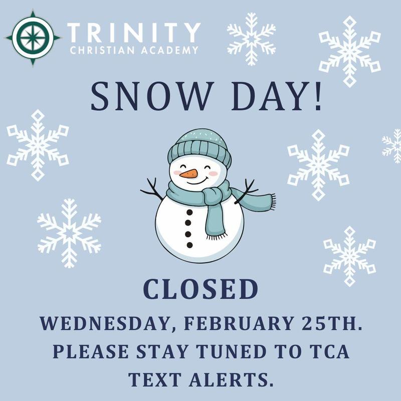 Snow Day - TCA Closed, 2/25