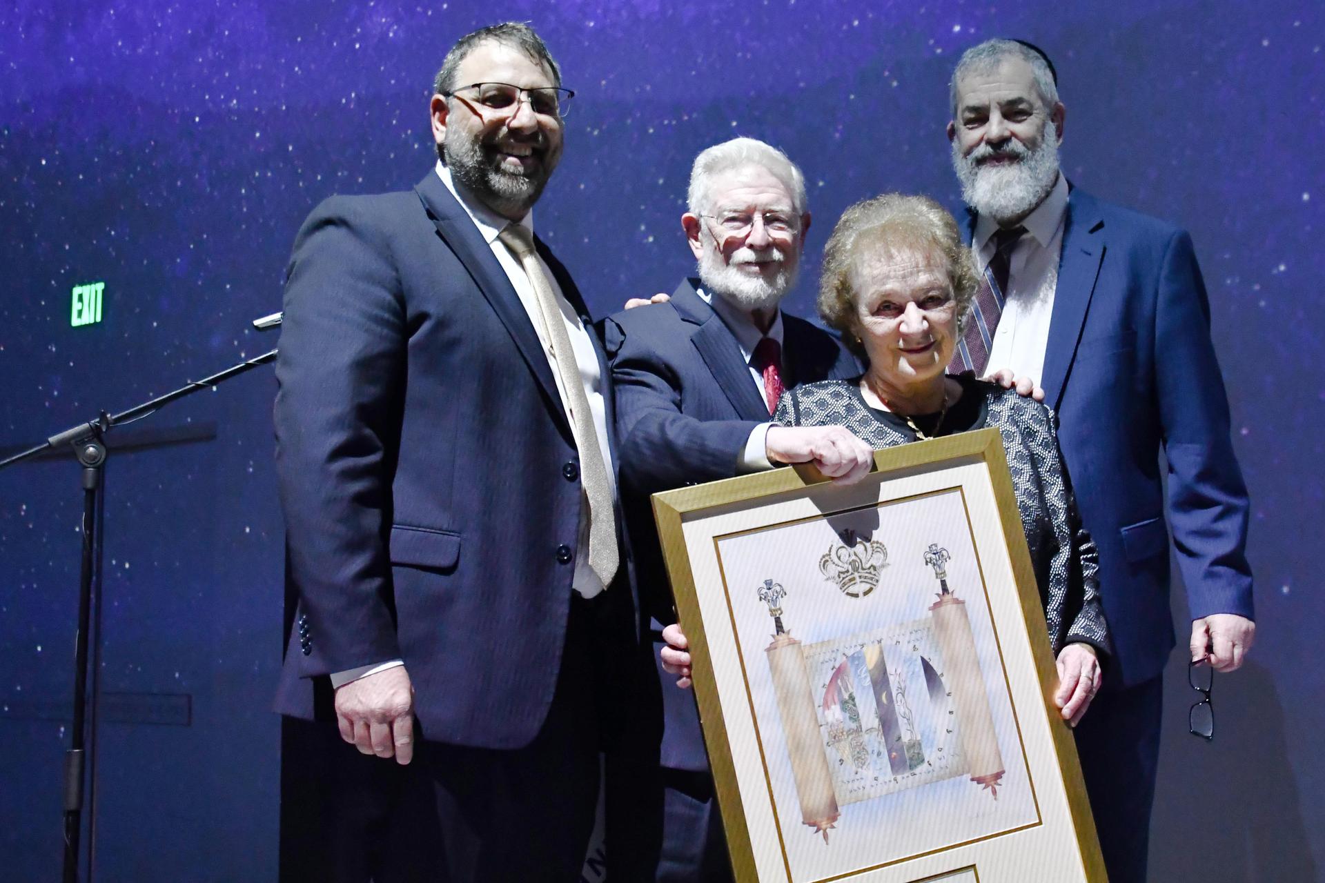 Dr. and Mrs. Falk Receive award