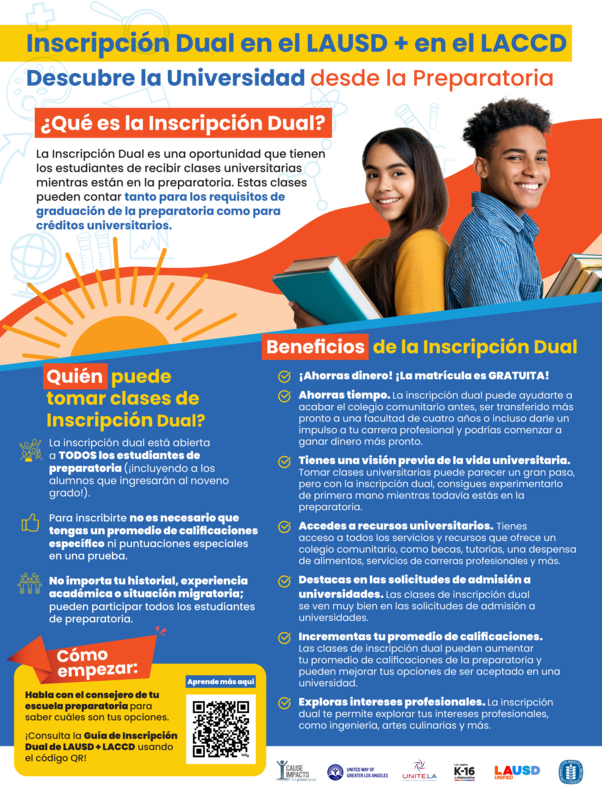 Spanish Dual Enrollment Guide Poster