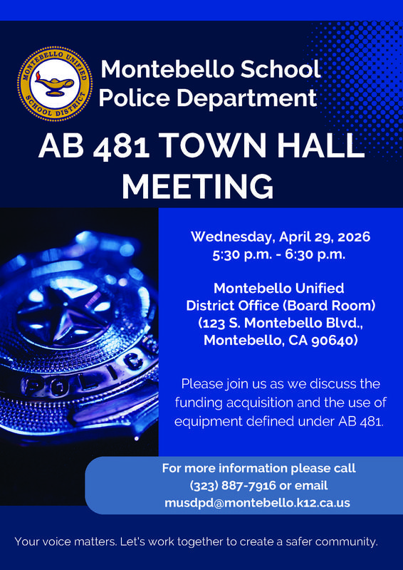 AB 481 Town Hall Meeting Flyer