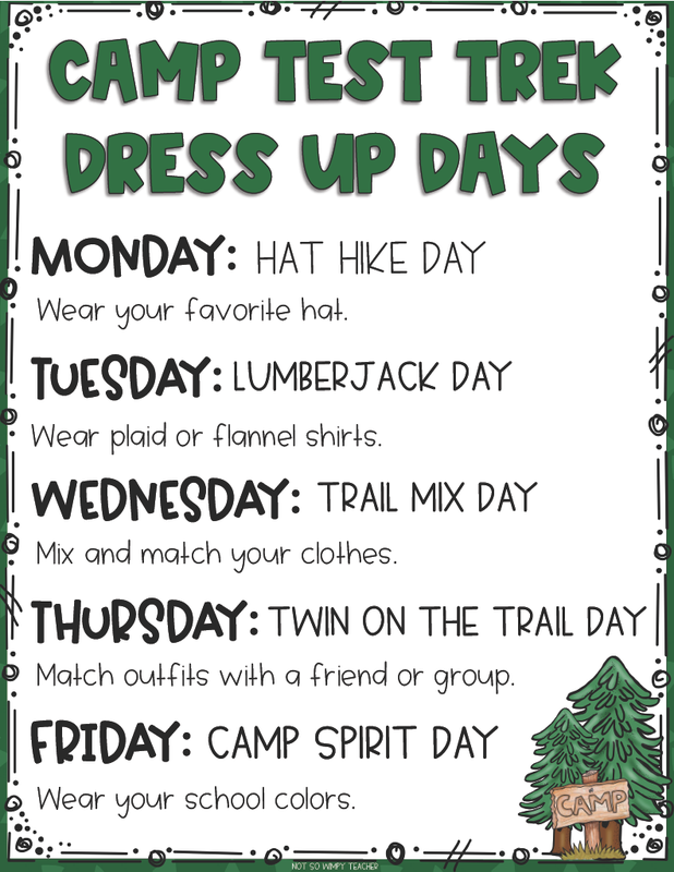 Test Prep Dress Up Days