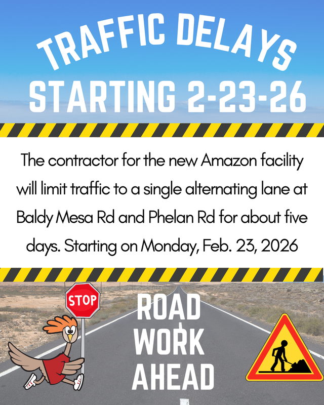 Traffic Delays Starting 2-23-26 Featured Photo
