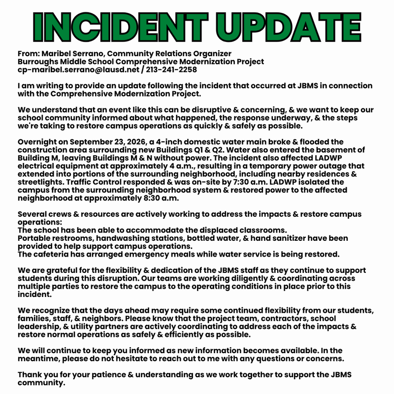 Incident Report
