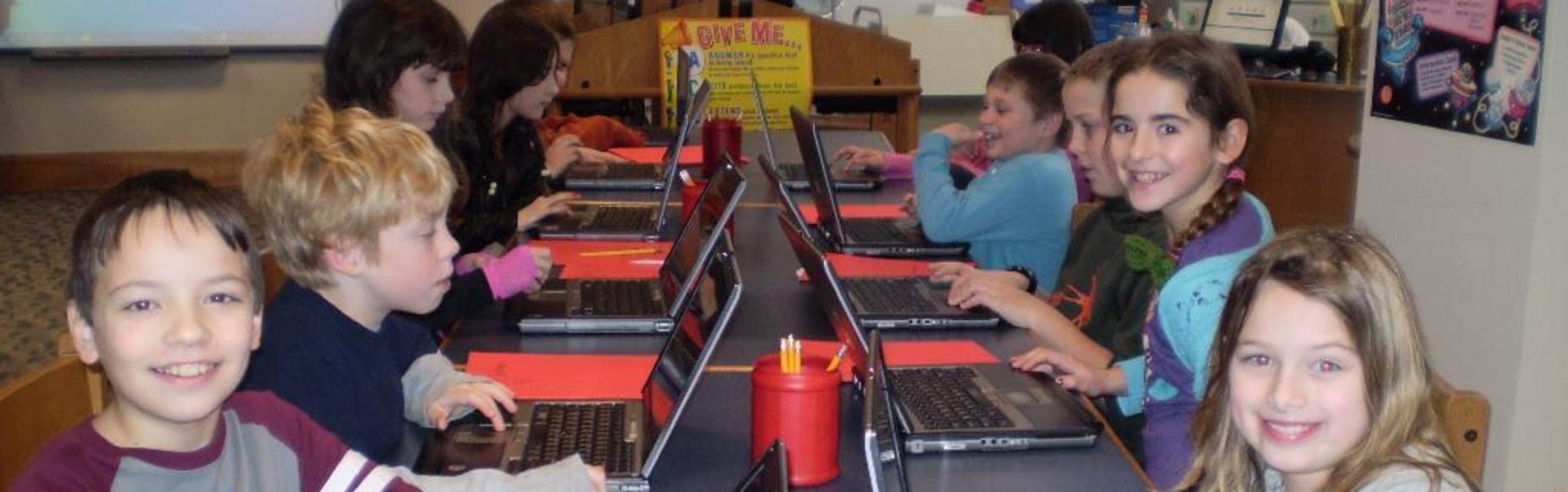 Kids on Computers Picture