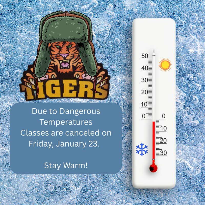 Classes canceled January 23, 2026